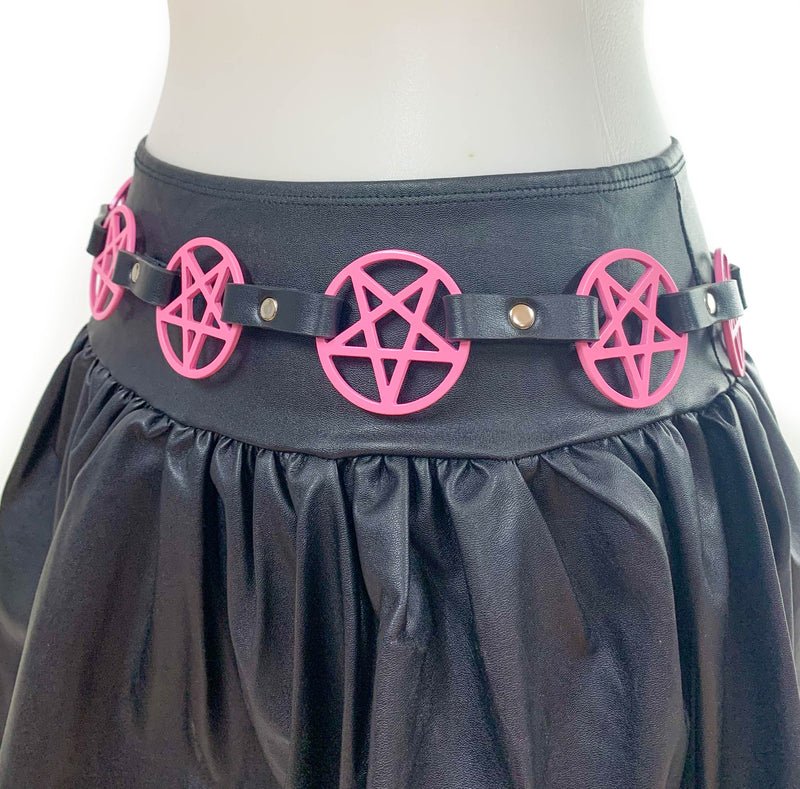 Yru Pentagram Link Belts Pink | 5649KGFBE
