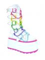White / Multicolor